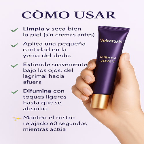 VelvetSkin™ Mirada Joven en solo 60 segundos