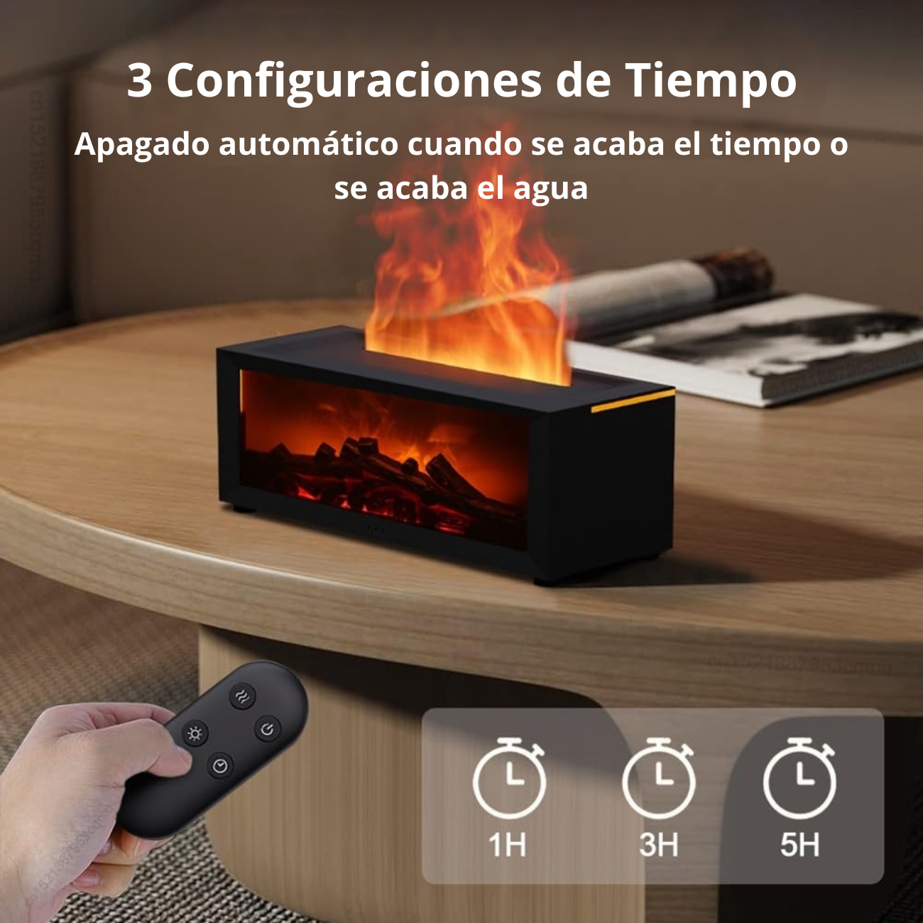 Humidificador de Aire con Efecto Chimenea – Confort y Bienestar en tu Hogar