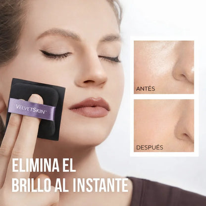 Spray fijador + estuche con papel absorbente