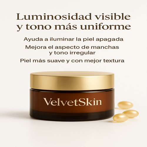 VelvetSkin • Crema Iluminadora – Piel Radiante.