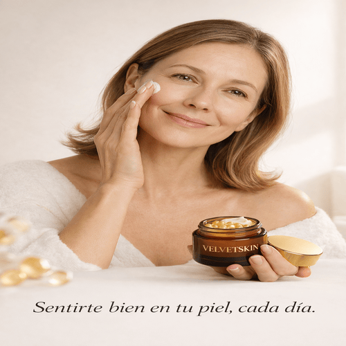 VelvetSkin • Crema Iluminadora – Piel Radiante.