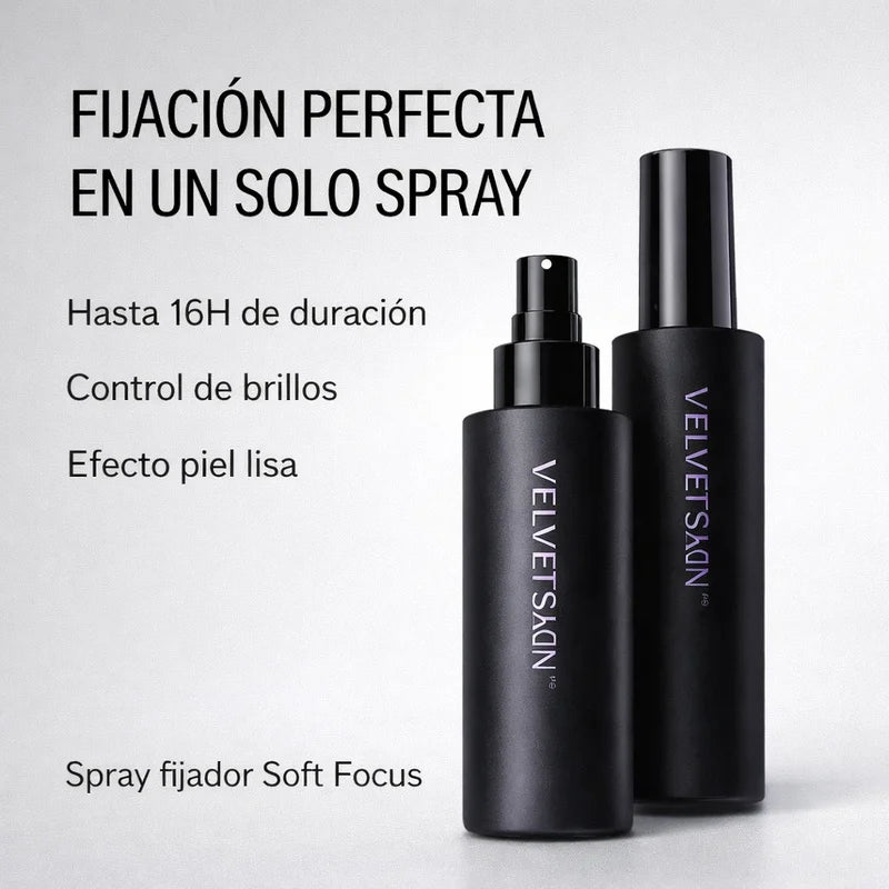 Spray fijador + estuche con papel absorbente