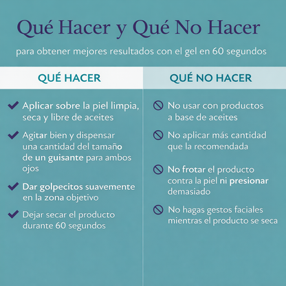 VelvetSkin™  Rejuvenece tu mirada  en 60 SEGUNDOS