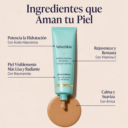 Crema Suprema™ — Perfeccionador de Cutis con Brocha Gratis