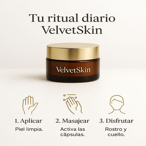 VelvetSkin • Crema Iluminadora – Piel Radiante.